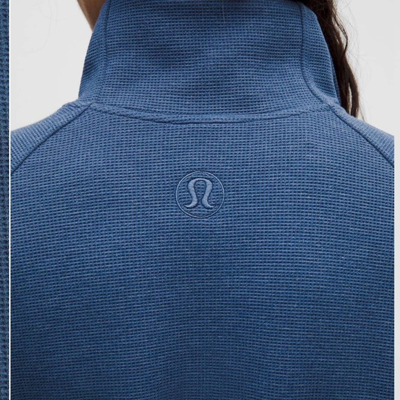 Lululemon Crop Waffle Funnel-Neck Half Zip - Picture 6 of 6